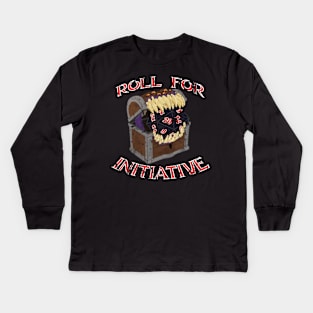 Roll for Initiative Kids Long Sleeve T-Shirt